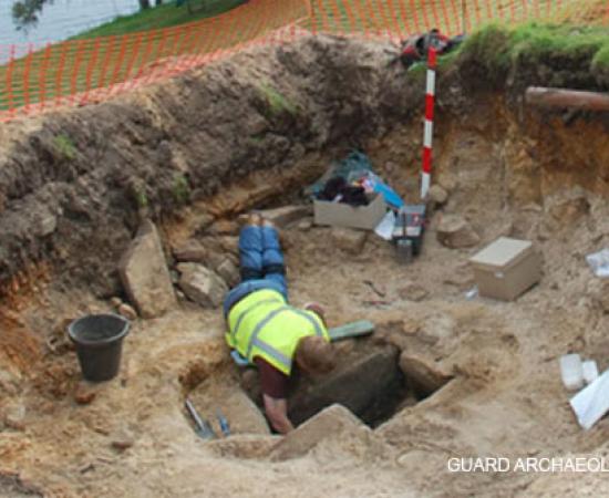 Sheepskin in Burial Cist - UK