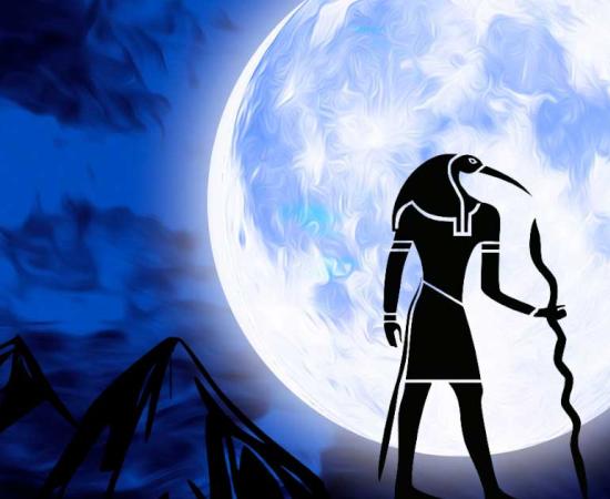 Depiction of the ancient Egyptian deity Thoth silhouette, said to have invented the enema, which were performed by a type of physician known as shepherd of the anus. Source: SunFrot/Adobe Stock