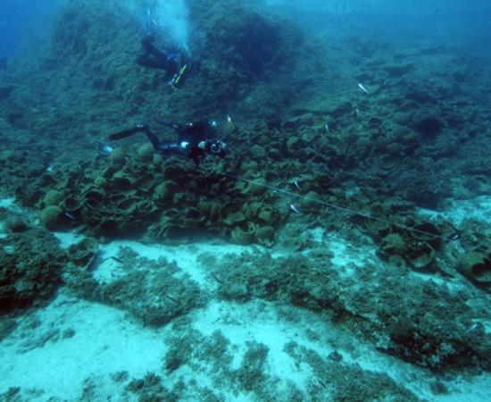 The team found amphoras of a type that have never been found in shipwrecks before. They also found anchors, pottery used by the crew and cooking pots.