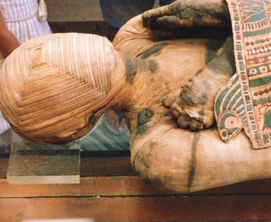 Square faced mummy, The Louvre 