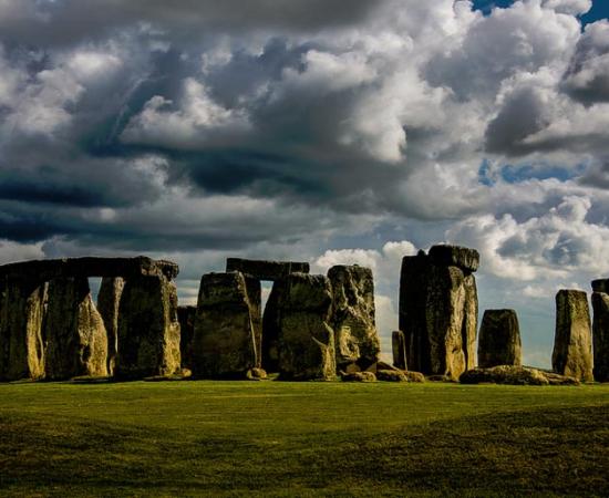 Stonehenge, located near Salisbury in the English county of Wiltshire.