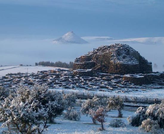 Famous structure of the Nuragic civilization. Su Nuraxi of Barumini, included in the UNESCO list of World Heritage Sites since 1997