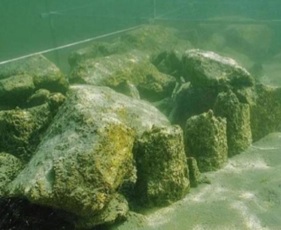 Archaeologists have discovered a range of mysterious man-made stones submerged beneath the surface of Lake Constance.   Source: Thurgau Archaeology