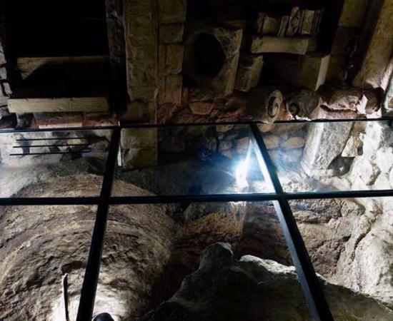 One of the many subterranean chambers discovered by Luciano Faggiano during his excavations under Lecce, Italy. 
