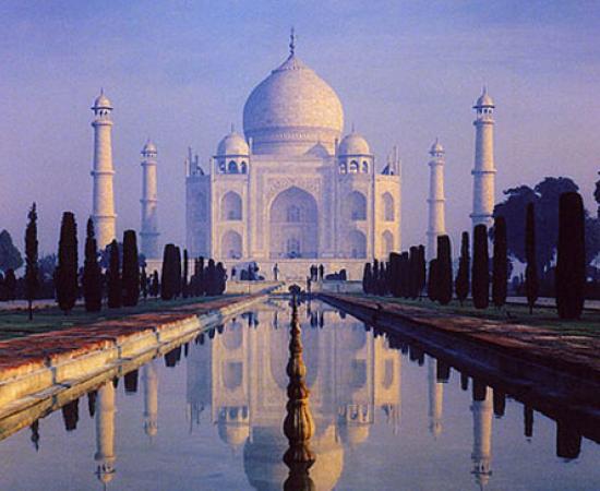 Moonlight Garden Taj Mahal