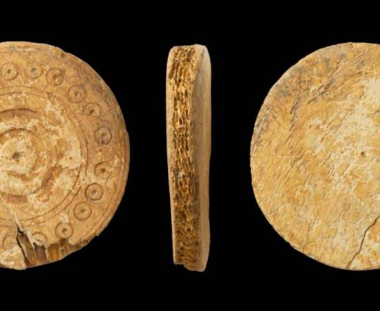 The tableman gaming piece discovered in Bedfordshire, England. Source: Cotswold Archaeology