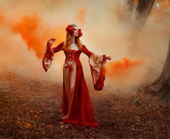 Medieval woman. Credit:  grape_vein / Adobe Stock