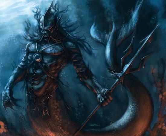 An artistic representation of a Telchine.