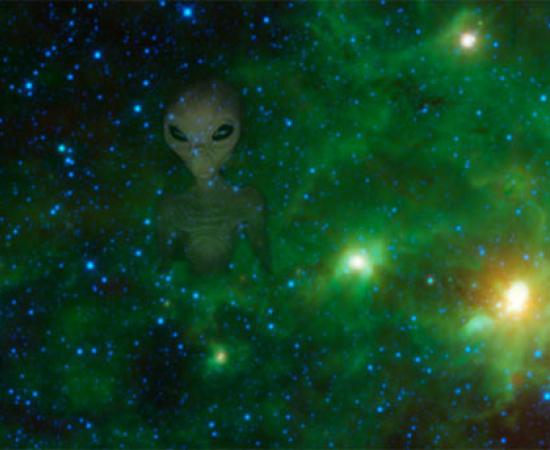 Infrared Telescope in search of extra-terrestrial life