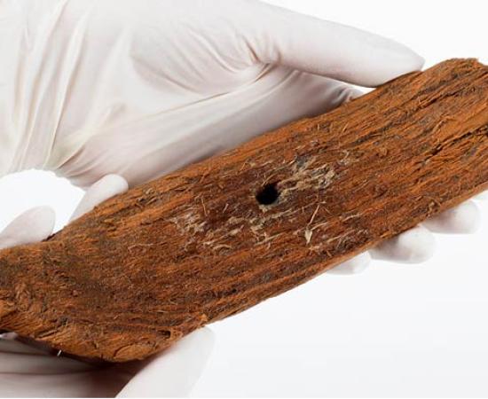 Some child likely played with this carved wooden boat a thousand years ago. It was found in an abandoned well during an extensive archaeological dig at the Ørland Main Air Station, on the coast west of Trondheim.