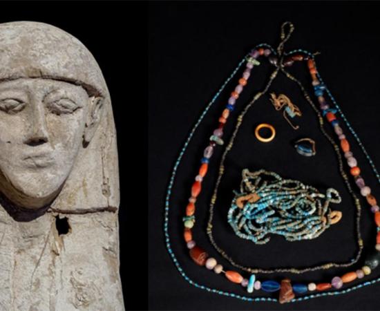 The young woman’s coffin and proposed trousseau. Source: CSIC