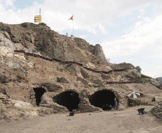 Newly-discovered tunnels and dungeons in Tokat Castle