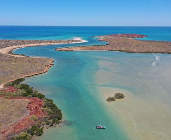 Burrup Peninsula, Western Australia, where the recently discovered ancient Aboriginal underwater sites are located               Source: DHSC / PLOS ONE