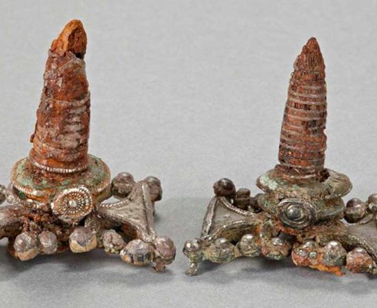 The Vikings copied the riding spurs from Roman times, and similar spurs have only been found far down in Central Europe. Source: Mårten Teigen/Kulturhistorisk Museum, UiO/CC-BY-SA 4.0 