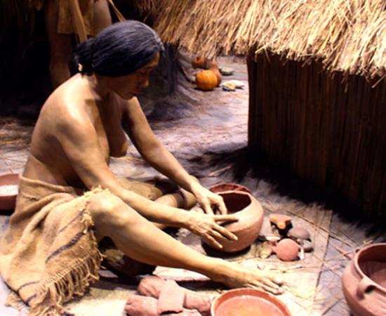 Maya volcanic ash pottery