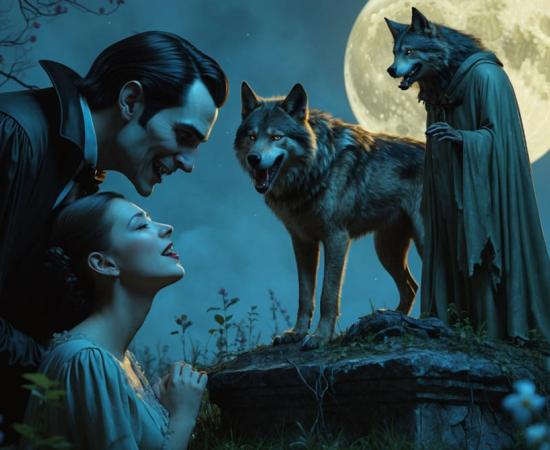 Vampires and werewolves, the creatures of our nightmares.