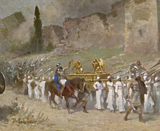 Bible Old Testament: Joshua and the walls of Jericho.            Source: Archivist / Adobe Stock