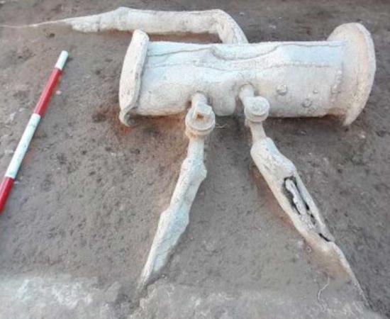 Archaeologists have unearthed the remains of a Roman water system at Stabiae near Pompeii. Source: Pompeii Sites