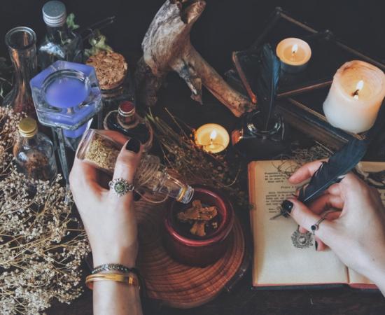 Witches across the United States join together to put a spell on Donald Trump. Source: Asta / Adobe Stock.