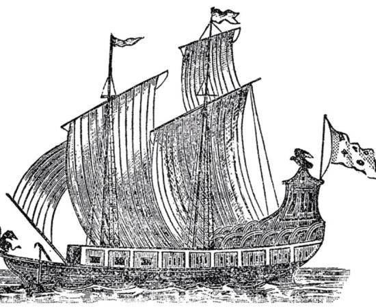 Father Louis Hennepin's woodcut of the Griffon