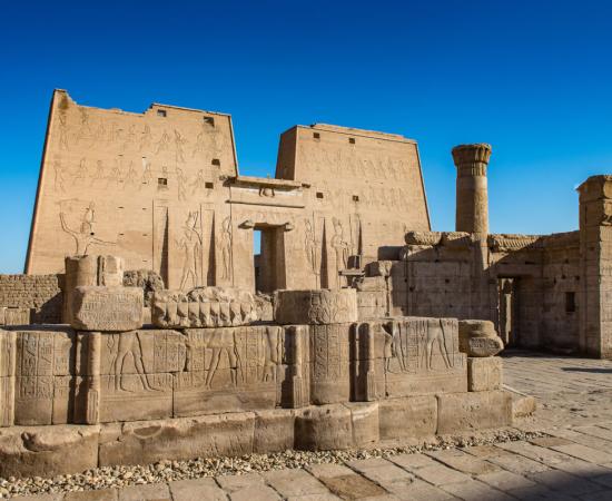 The Ptolemaic Temple of Horus at Edfu.