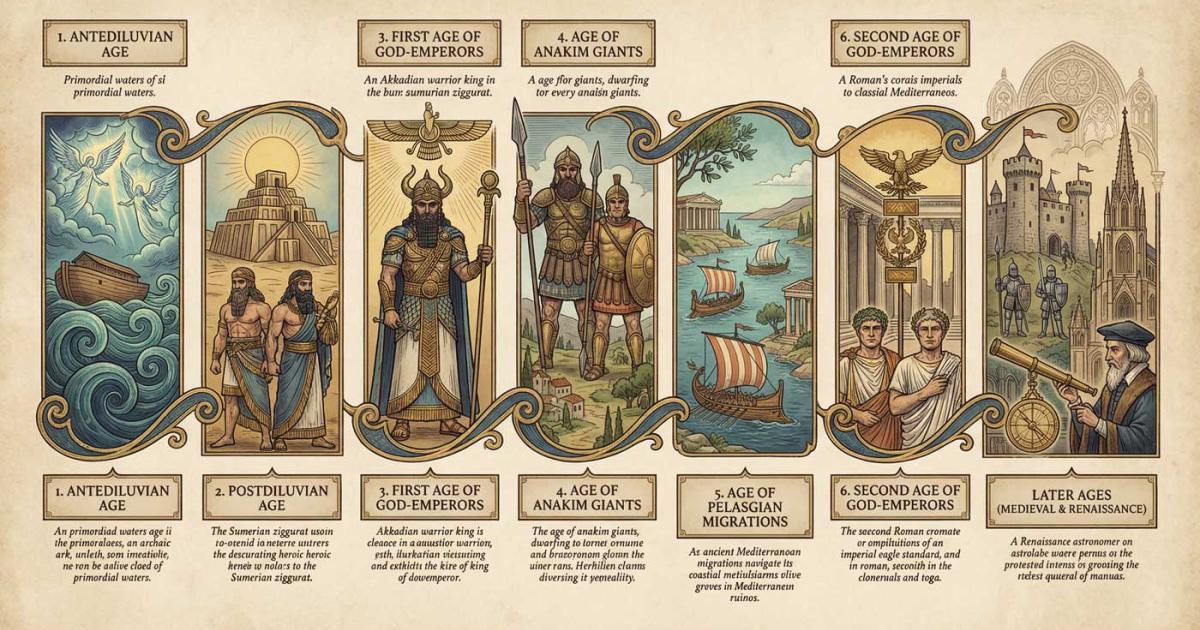 The concept of divine seed descending from the 'Sons of God' to earth, a motif found throughout ancient Mesopotamian, Egyptian, and biblical traditions.