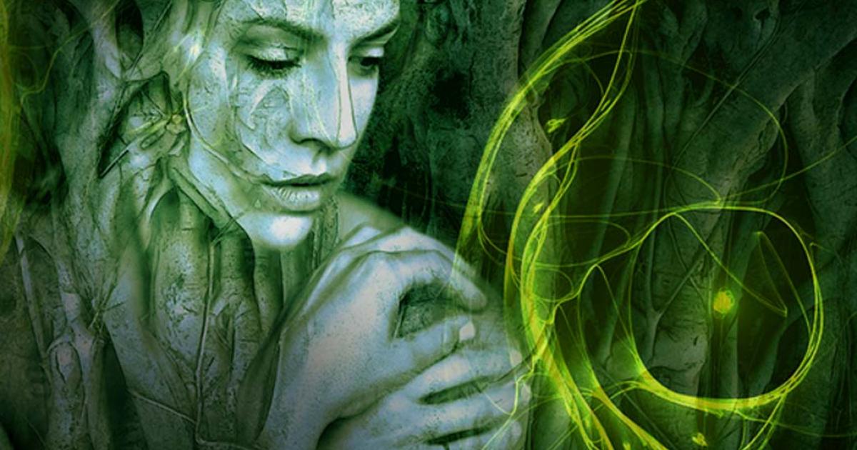 Fairy realm (Public Domain) and abstract quantum physics 