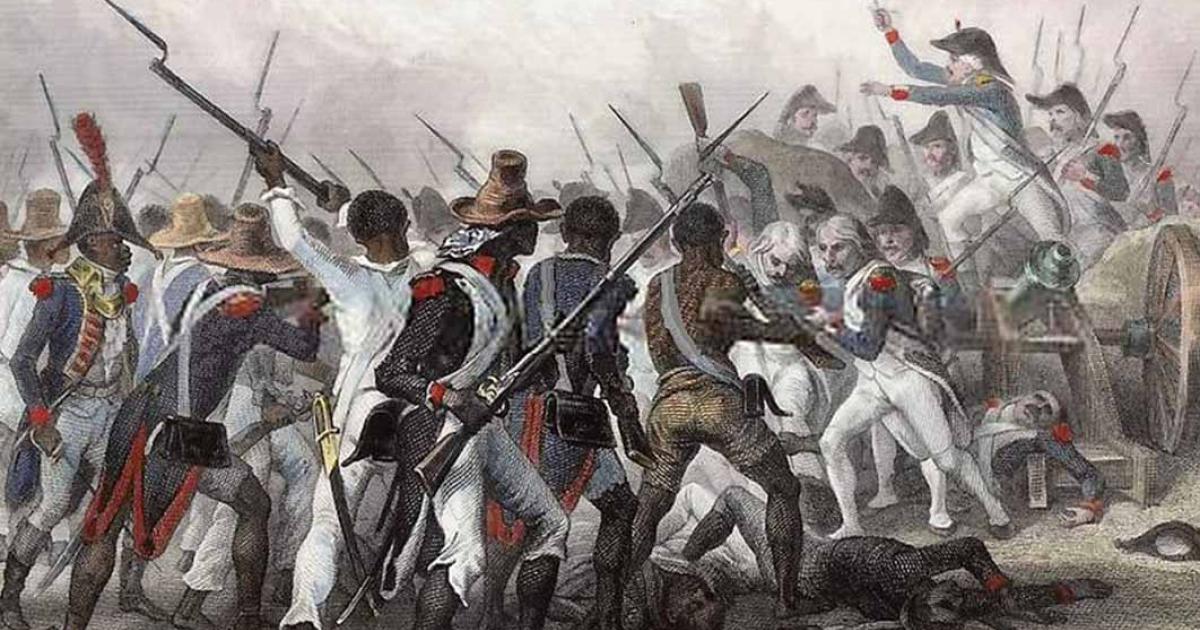 Attack and take of the Crête-à-Pierrot (March 24, 1802). Original illustration by Auguste Raffet, engraving by Hébert. (Public Domain)