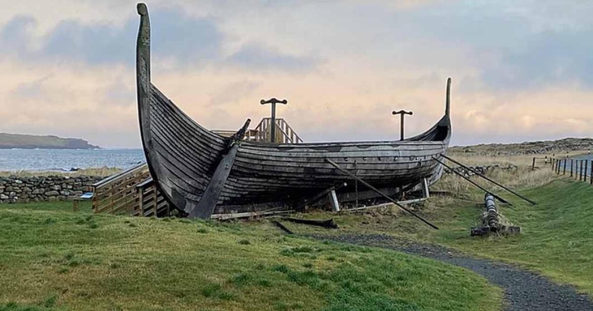 Vikingship on Ungst (Unstphoto/CC BY-SA 4.0)