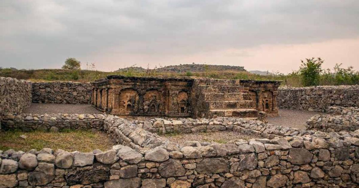 Ruins in the ancient city of Sirkap, Taxila, Pakistan. Source: NG-Spacetime / Adobe Stock
