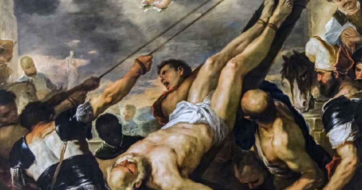 Crucifixion of Saint Peter by Luca Giordano, Gallerie dell'Accademia in Venice (circa 1660) (Public Domain)