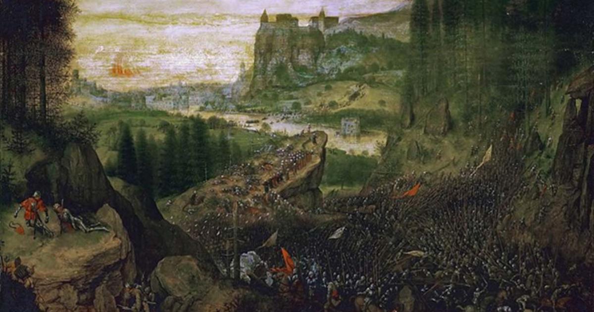 The Suicide of Saul by Pieter Brueghel the Elder (1562)