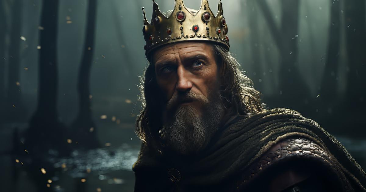 AI portrait of King Alfred the Great