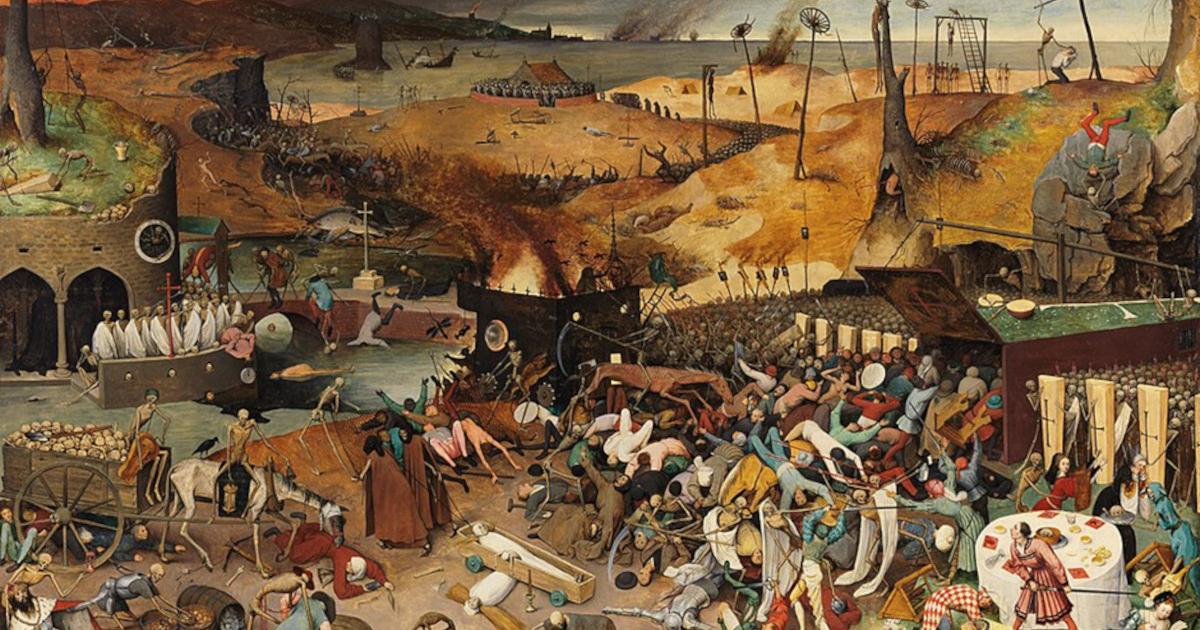The Triumph of Death 16th century painting by Pieter Bruegel the Elder