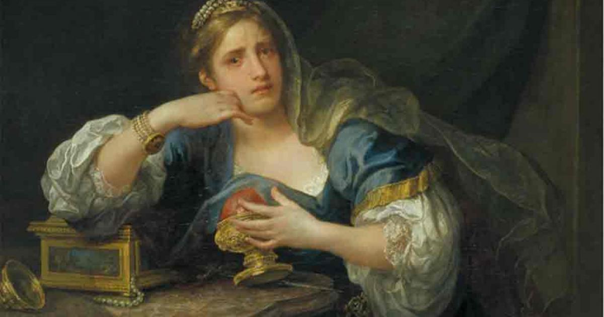 Sigismunda Mourning Over the Heart of Guiscardo by William Hogarth (1759).  Source: Tate/ CC BY NC-ND 3.0