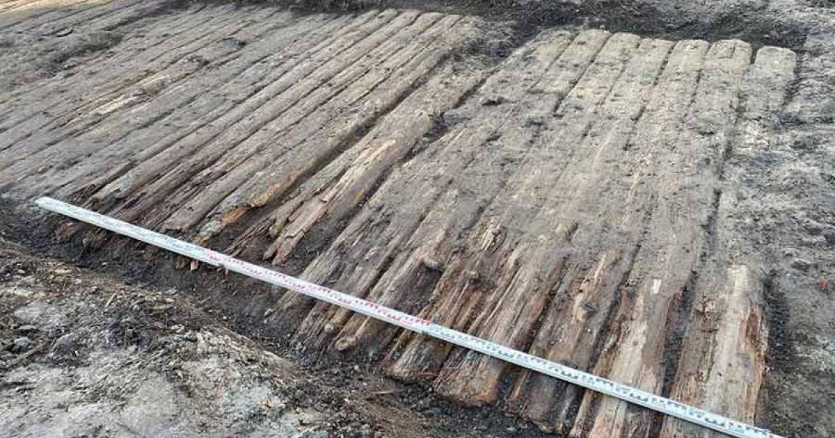 Well-preserved, Ancient Wooden Road Discovered Beneath Old Polish Town