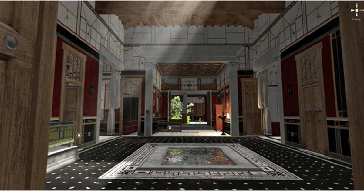 Magnificent 3D Reconstruction of Pompeii Home Sheds Light on Life in the Ancient City Before its Destruction 