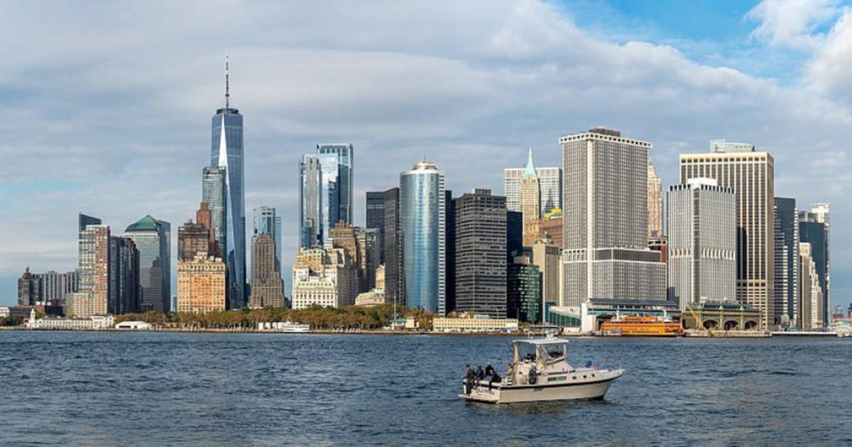  Lower Manhattan as seen from Governor’s Island.