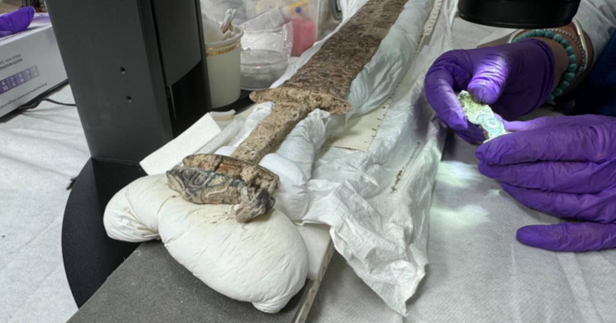 The sixth-century sword unearthed in an Anglo-Saxon cemetery near Canterbury, Kent