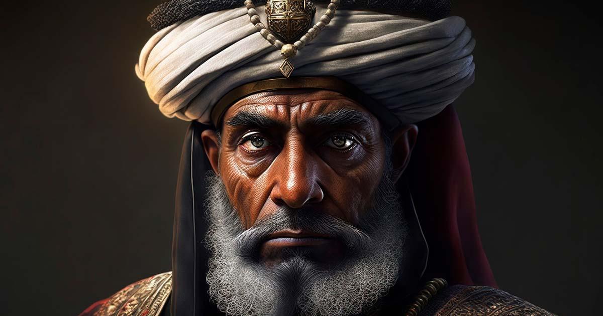 AI representation of Hadi Sultan of the Abbasid Caliphate.	Source: Studio shunalamya/Adobe Stock