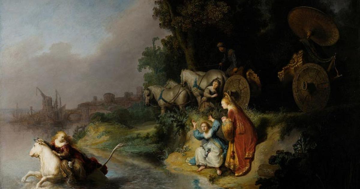 The Abduction of Europa by Rembrandt, 1632 (Wikimedia Commons)