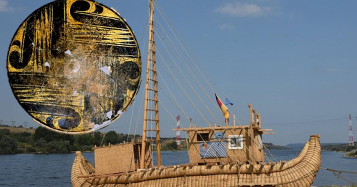 The Abora IV, based on the ancient Egyptian reed boat