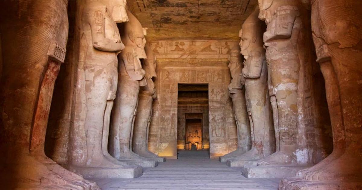 Great Pillared Hall, Temple of Ramesses II, Abu Simbel