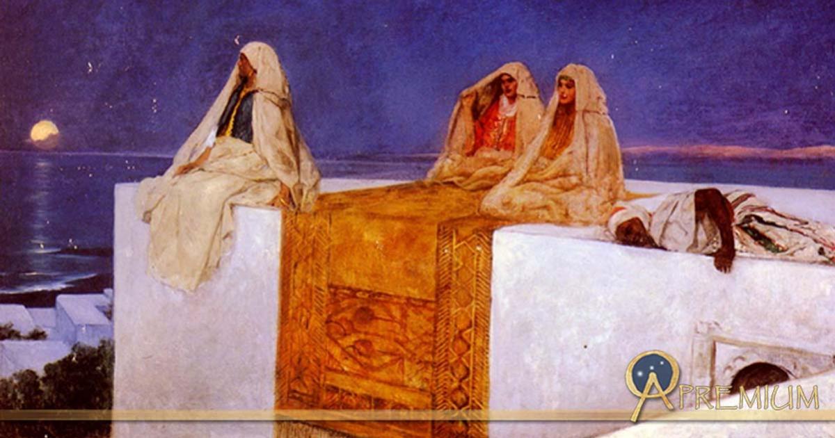 Arabian Nights by Jean-Joseph Benjamin Constant (1845 – 1902) (Public Domain)