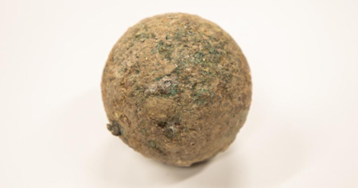 Intact 190-Year-Old Cannonball Discovered At The Alamo