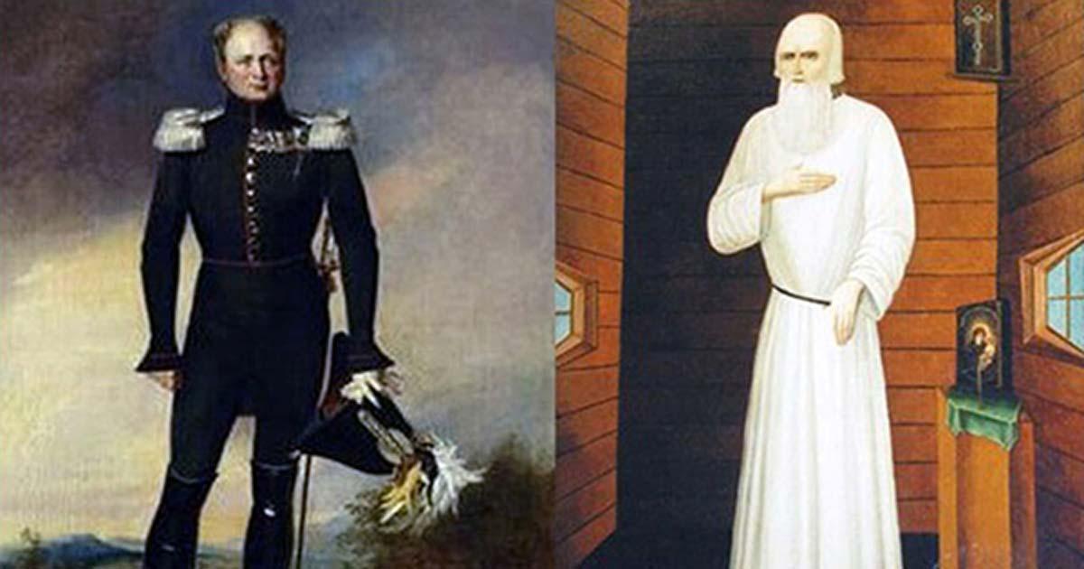 The theory that Tsar Alexander I craved a holy life as a monk is based on him seeking forgiveness for coming to power after the murder of his father, Paul I. Source: Vesti Tomsk