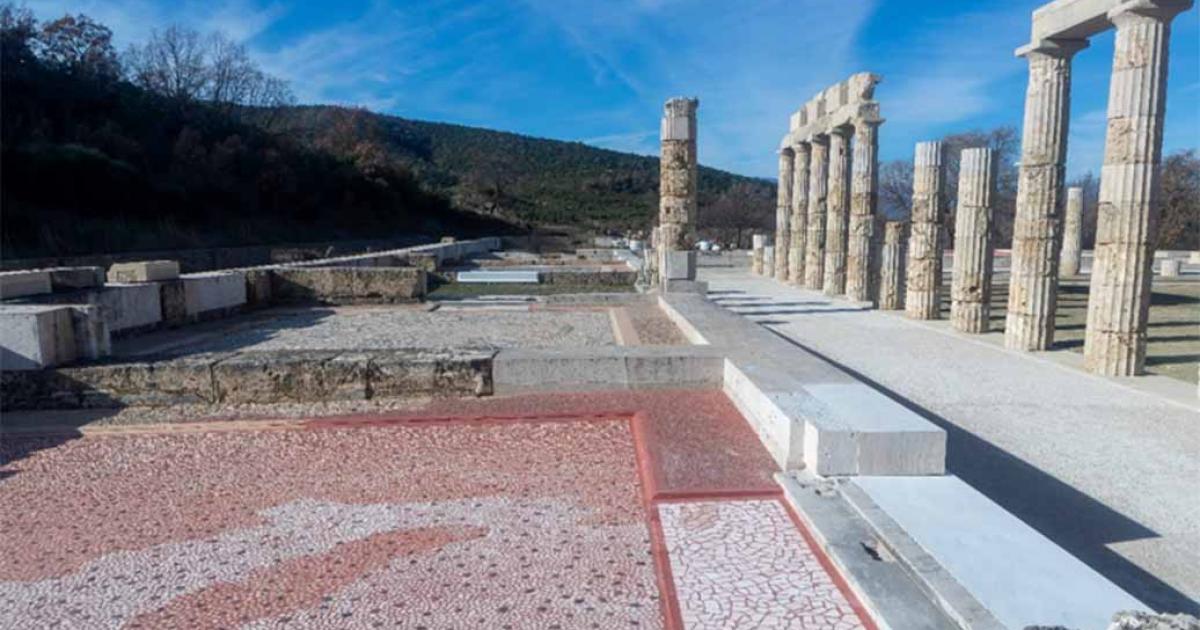 The Palace of Aigai following 16 years of restoration, Vergina. Source: ververidis/Adobe Stock