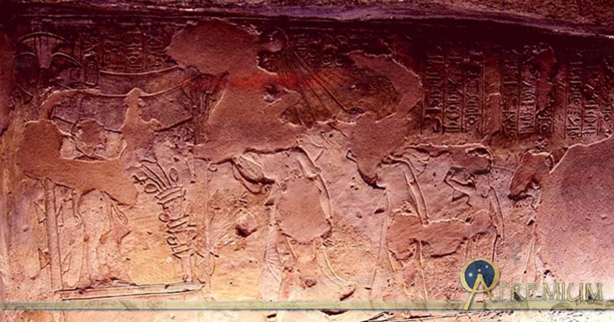 Ancient Egyptian relief. Design by Anand Balaji. (Image credit: Julian Tuffs);Deriv.