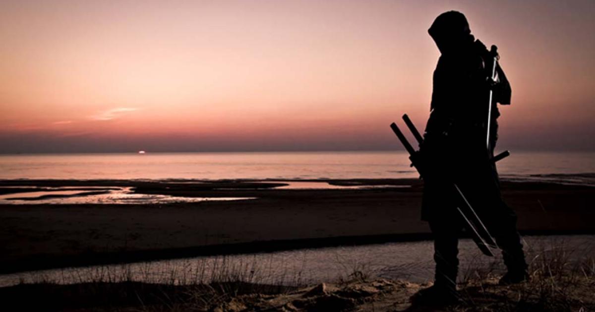 Ancient assassin at the sea. 