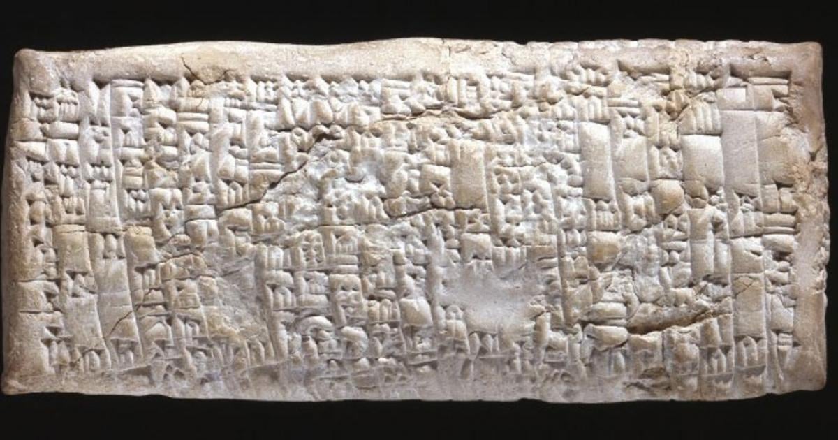 4,000-Year-Old Ancient Babylonian Tablet